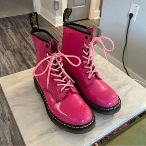 Pink doc martens